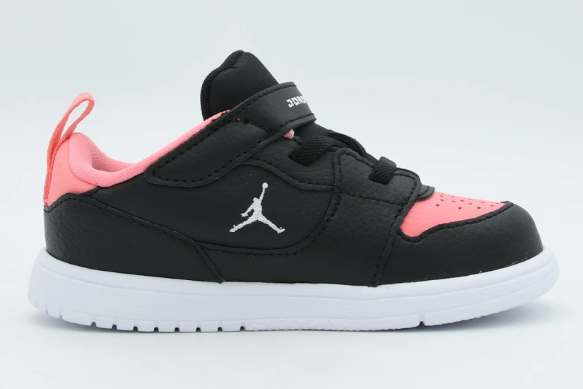 Jordan Court Connect Low Βρεφικά Sneakers Μαύρα, Ροζ