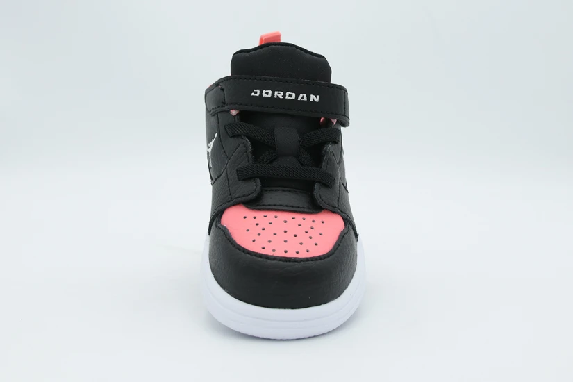 Jordan Court Connect Low Βρεφικά Sneakers Μαύρα, Ροζ