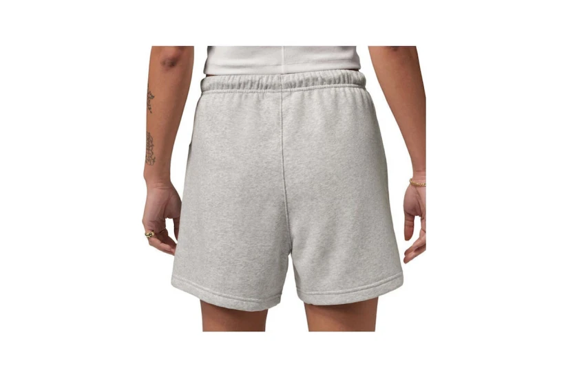 Jordan Jumpman Fleece Γυναικείο Αθλητικό Σορτς Γκρι, Μαύρο