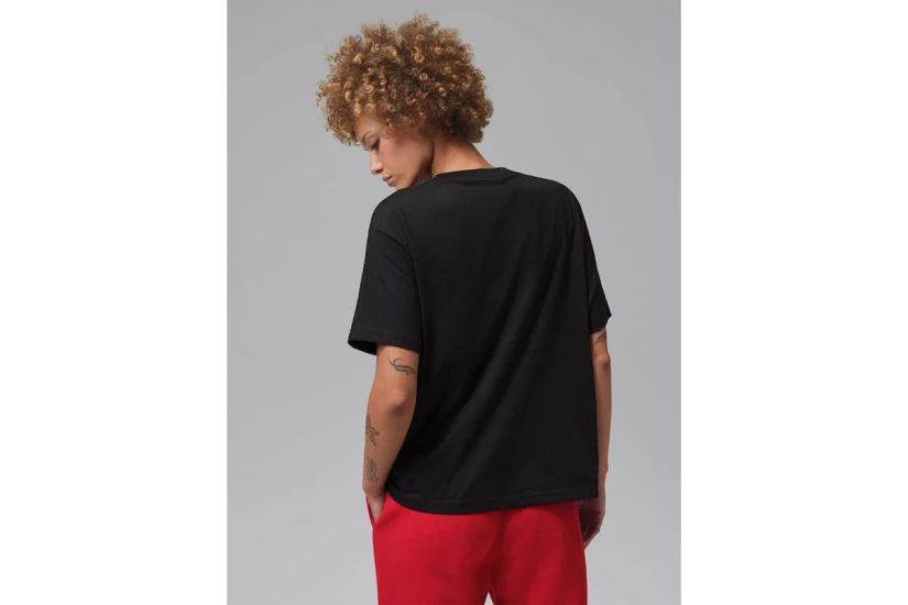 Jordan Jumpman Graphic Γυναικείο Κοντομάνικο T-Shirt Μαύρο