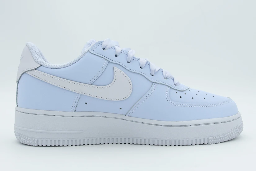 Nike Air Force 1 Retro Premium Γυναικεία Sneakers Σιέλ, Λευκά
