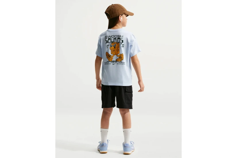 Nike Swoosh Παιδικό Κοντομάνικο T-Shirt Σιέλ
