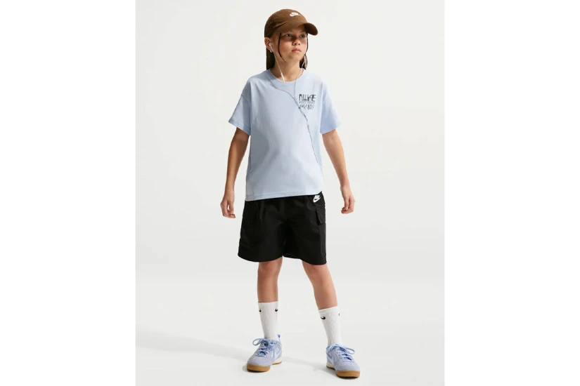 Nike Swoosh Παιδικό Κοντομάνικο T-Shirt Σιέλ