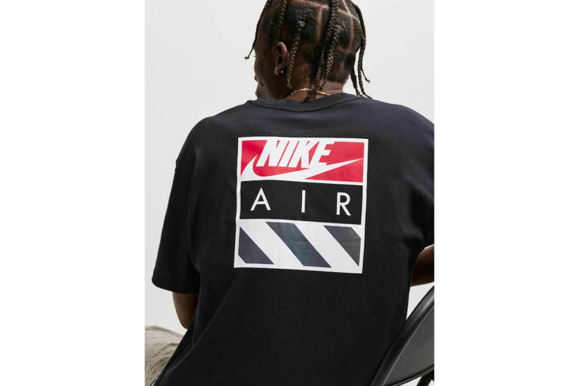 Nike Air Ανδρικό Κοντομάνικο T-Shirt Μαύρο