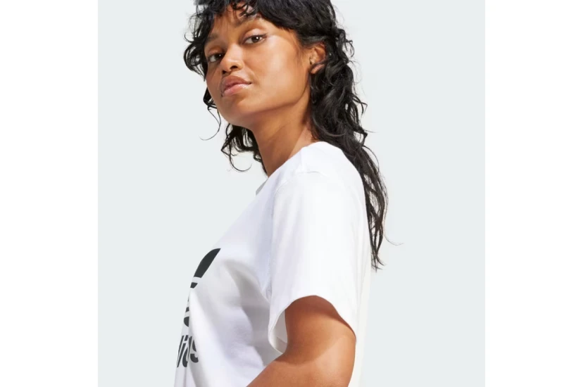 Adidas Originals Trefoil Γυναικείο Κοντομάνικο T-Shirt Λευκό