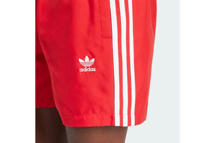 Adidas Originals Adicolor 3-Stripes Ανδρικό Μαγιό Σορτς Κόκκινο