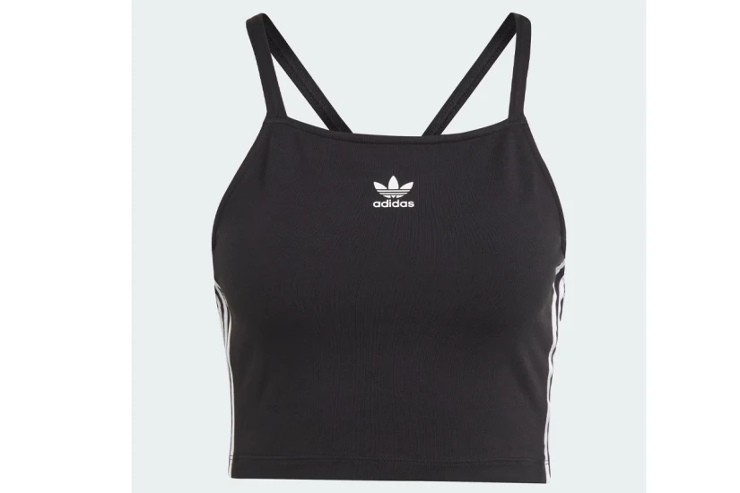 Adidas Originals Adicolor 3-Stripes Γυναικεία Crop Top Μπλούζα