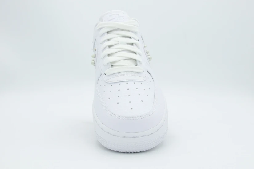 Nike Air Force 1 07 Γυναικεία Sneakers Λευκά, Ασημί