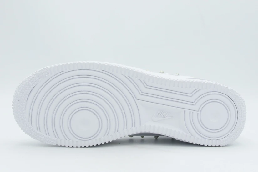 Nike Air Force 1 07 Γυναικεία Sneakers Λευκά, Ασημί