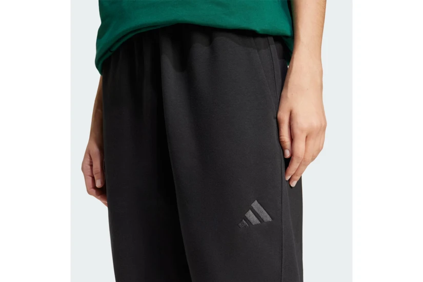 Adidas All SZN Fleece Γυναικείο Παντελόνι Φόρμας Μαύρο