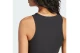 Adidas Originals Essentials Ribbed Γυναικεία Αμάνικη Μπλούζα Μαύρη