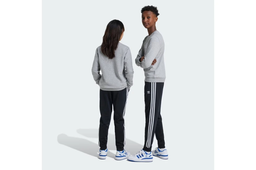 Adidas Originals Adicolor Street Style  Παιδικό Παντελόνι Φόρμας Μαύρο, Λευκό