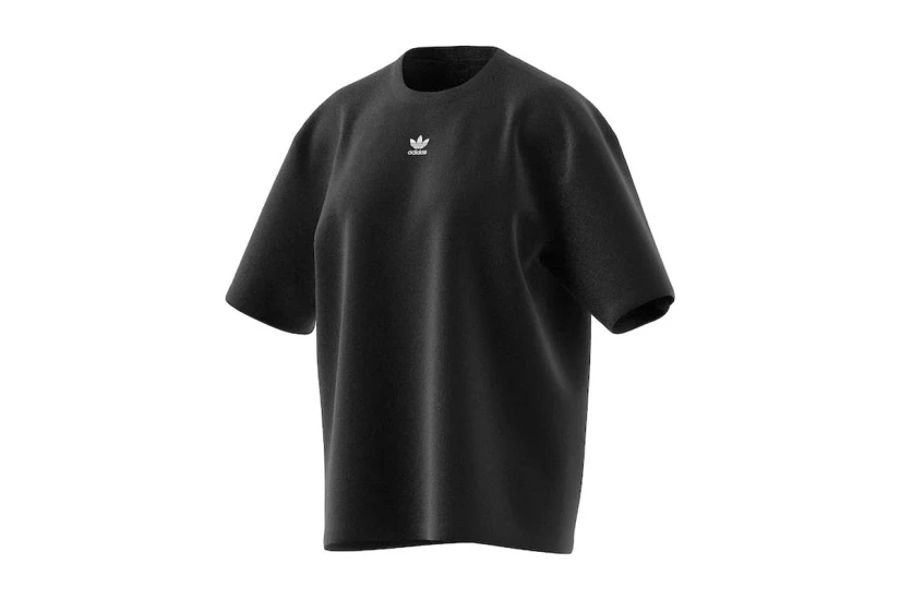 Adidas Originals Essentials Boyfriend Γυναικείο Κοντομάνικο T-Shirt Μαύρο