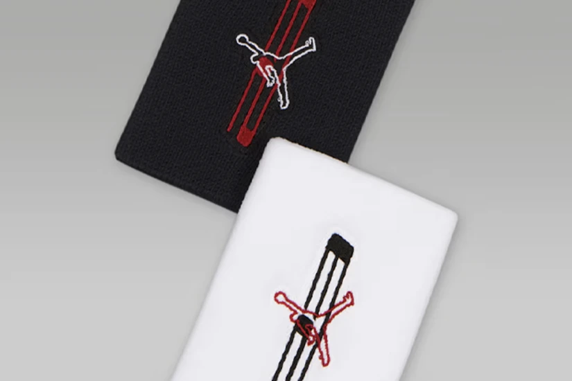 Jordan Dri-FIT Σετ Περιβραχιόνια Μαύρα, Λευκά 2 Τεμάχια