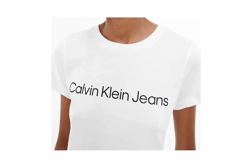 Calvin Klein Γυναικείο Κοντομάνικο T-Shirt Λευκό