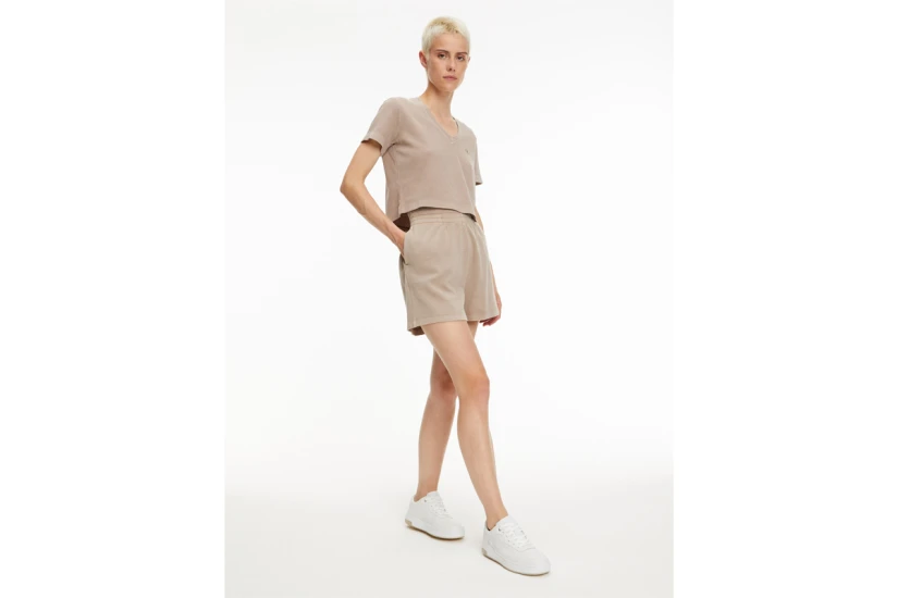 Calvin Klein Γυναικείo Αθλητικό Σορτς Μπεζ