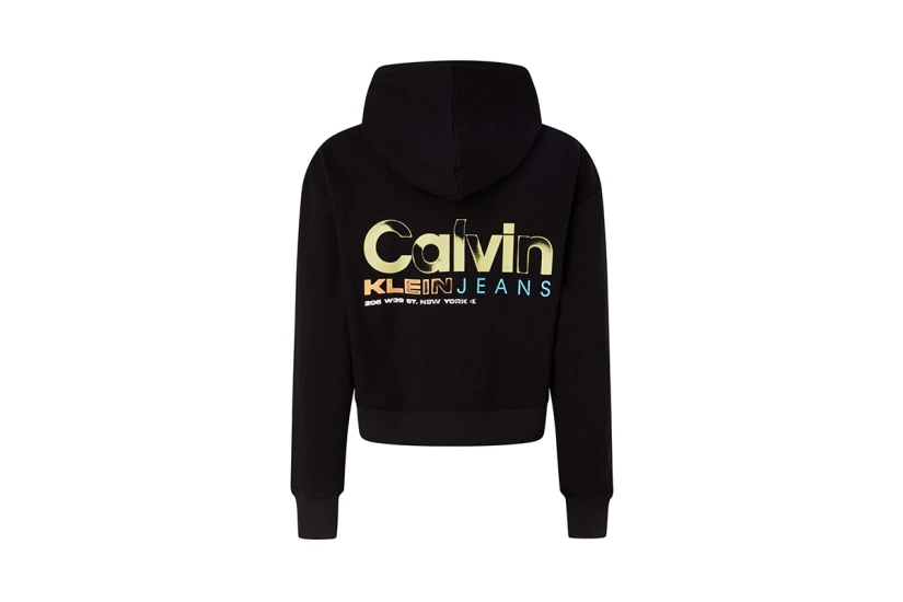 Calvin Klein Cropped Hoodie Γυναικείο (J20J221657 BEH)