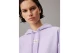 Calvin Klein Woven Label Γυναικείο Φούτερ Με Κουκούλα Λιλά