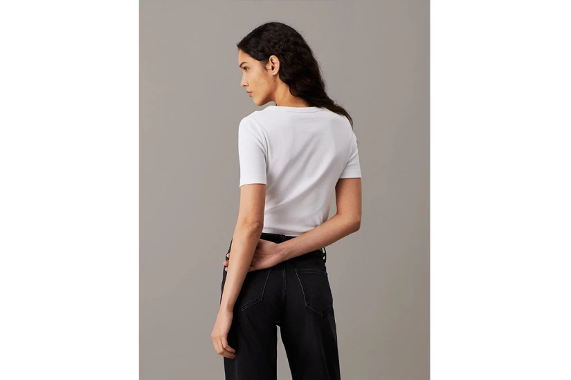 Calvin Klein Γυναικείο Κοντομάνικο T-Shirt Λευκό