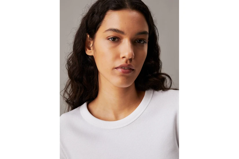 Calvin Klein Γυναικείο Κοντομάνικο T-Shirt Λευκό