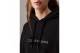 Calvin Klein Γυναικείο Μακρυμάνικο Φόρεμα Mini με Κουκούλα Μαύρο