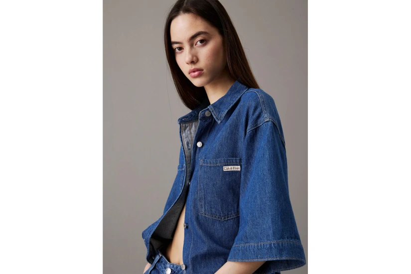 Calvin Klein Γυναικείο Τζιν Φόρεμα Μίνι