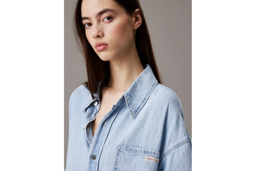 Calvin Klein Γυναικείο Τζιν Φόρεμα Μίνι