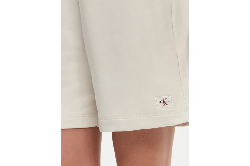 Calvin Klein Monogram Γυναικείo Αθλητικό Σορτς Λευκό