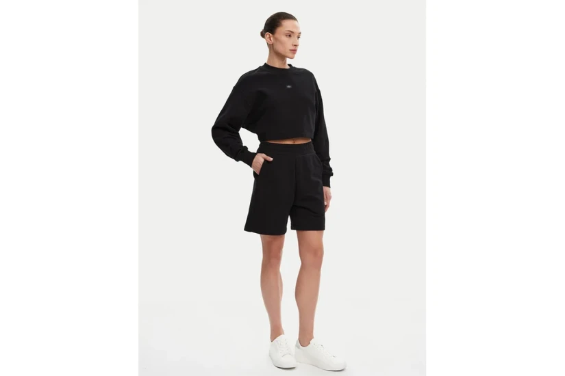 Calvin Klein Monogram Γυναικείo Αθλητικό Σορτς Μαύρο