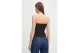 Calvin Klein Strapless Γυναικεία Αμάνικη Μπλούζα Μαύρη