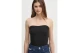Calvin Klein Strapless Γυναικεία Αμάνικη Μπλούζα Μαύρη