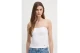 Calvin Klein Strapless Γυναικεία Αμάνικη Μπλούζα Λευκή