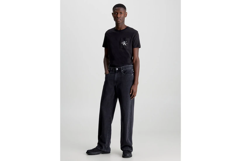 Calvin Klein Ανδρικό Κοντομάνικο T-Shirt Μαύρο