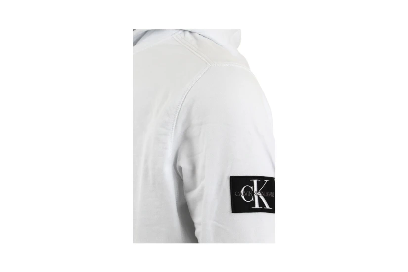 Calvin Klein Ανδρικό Φούτερ με Κουκούλα Λευκό