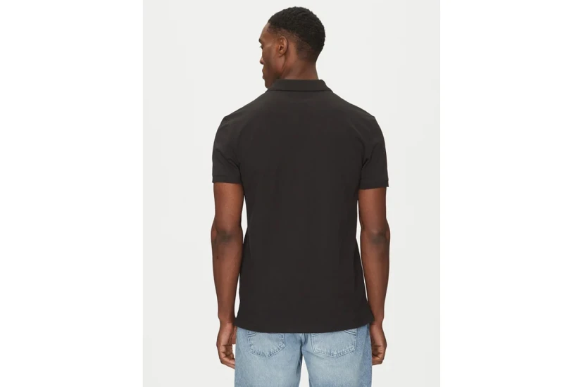 Calvin Klein Ανδρικό Κοντομάνικο Polo T-Shirt Μαύρο