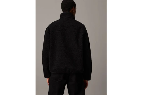 Calvin Klein Μπλούζα Sherpa Με Φερμουάρ Ανδρική (J30J326679 BEH)