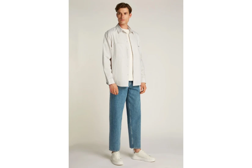 Calvin Klein Ανδρικό Μακρυμάνικο Πουκάμισο Ζαχαρί