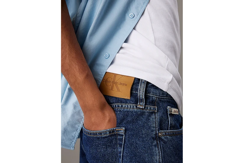 Calvin Klein Ανδρική Τζιν Βερμούδα Μπλε