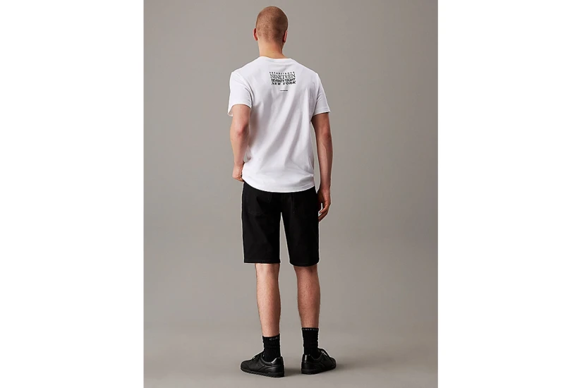 Calvin Klein Ανδρική Τζιν Βερμούδα Μαύρη