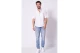 Calvin Klein Oxford Πουκάμισο Ανδρικό Κοντομάνικο Πουκάμισο Λευκό