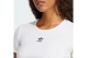 Adidas Originals Ribbed Γυναικείο Κοντομάνικο Crop Top T-Shirt Λευκό