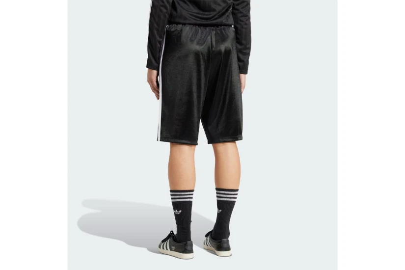 Adidas Originals Adicolor Firebird Γυναικεία Αθλητική Βερμούδα Μαύρη, Λευκή