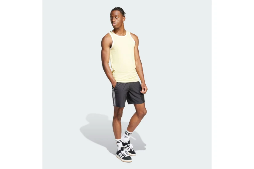 Adidas Originals Adicolor 3-Stripes Ανδρικό Μαγιό Σορτς Μαύρο, Λευκό