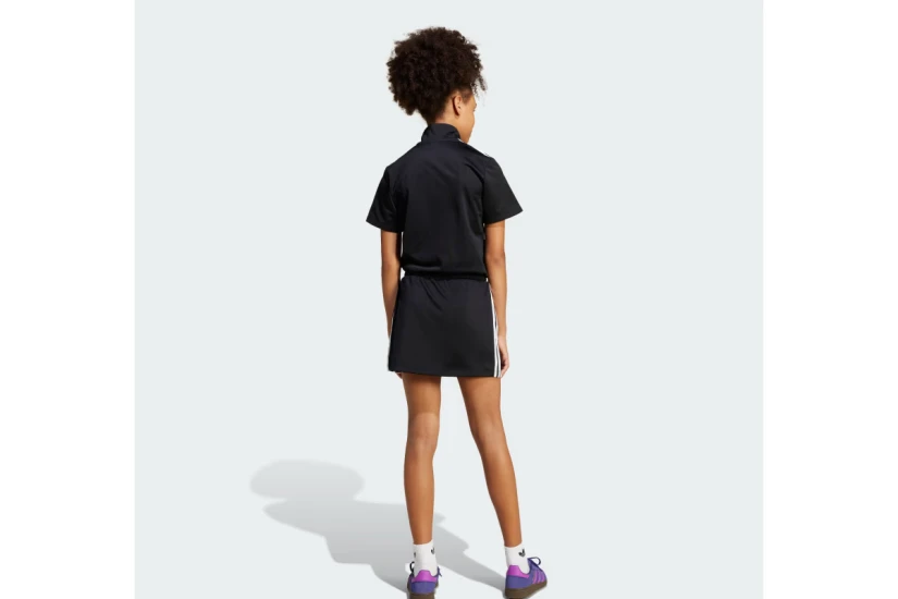 Adidas Originals Firebird Παιδικό Φόρεμα Mini Μαύρο, Λευκό