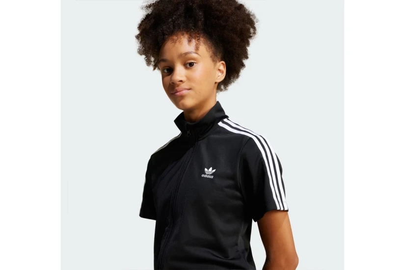 Adidas Originals Firebird Παιδικό Φόρεμα Mini Μαύρο, Λευκό