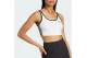 Adidas Originals Adicolor 3-Stripes Γυναικείο Αμάνικο Crop Top Λευκό, Μαύρο