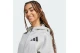 Adidas Performance Z.N.E Full - Zip Γυναικεία Πολυεστερική Ζακέτα με Κουκούλα Γκρι