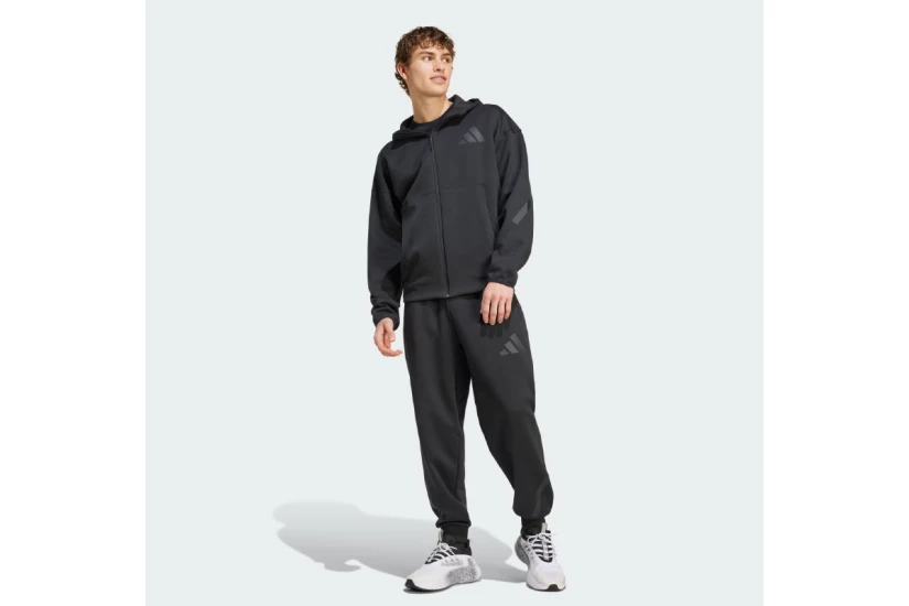 Adidas Performance Z.N.E. Ανδρική Πολυεστερική Ζακέτα με Κουκούλα Μαύρη