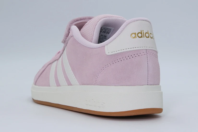 Adidas Performance Grand Court 00S Παιδικά Sneakers Ροζ, Εκρού
