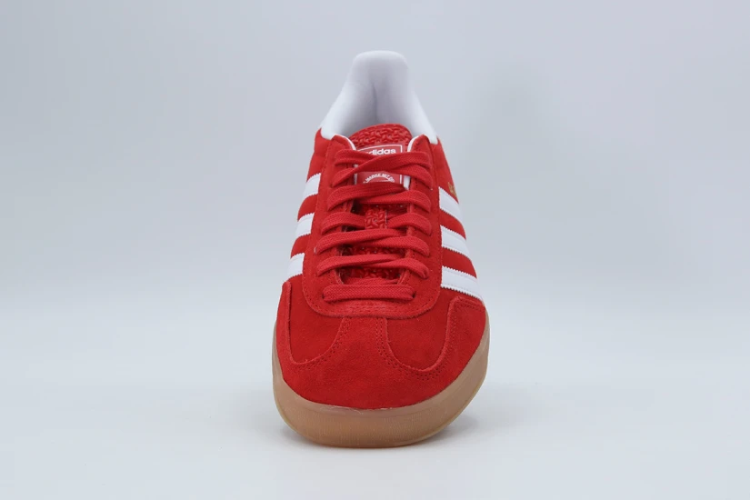 Adidas Originals Gazelle Indoor Unisex Sneakers Κόκκινα, Λευκά, Καφέ